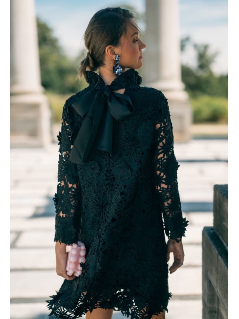 Tuckernuck Guipure Lace Daphne Dress Black Size S - Picture 15 of 16